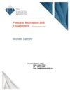 Personal Motivation and Engagement formerly PIAV -Personal Interests, Attitudes and Values - PIAV report cover - TTI Performance Systems - personal interests attitudes, values, piav