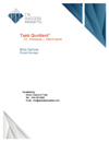 Task Quotient report cover - TTI Performance Systems - task quotient assessment