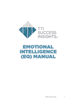 Emotional Intelligence EQ Manual cover - Emotional Quotient, EQ, eq, emotional intelligence, emotional quotient, TTI Performance Systems - 12 Driving Forces Reference Guide, TTI 12 driving forces reference manual - TTI 12 Driving Forces