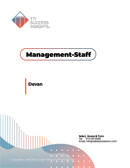 Success Insights Management Staff online assessment report cover - TTI Performance Systems - TTI DISC assessments